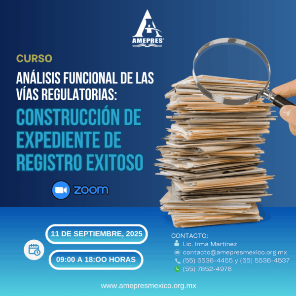 Análisis funcional de las vías regulatorias: Construcción de Expediente de Registro exitoso