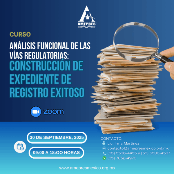 Análisis funcional de las vías regulatorias: Construcción de Expediente de Registro exitoso