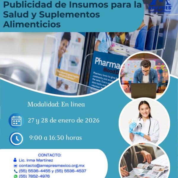 Publicidad de Insumos para la Salud y Suplementos Alimenticios