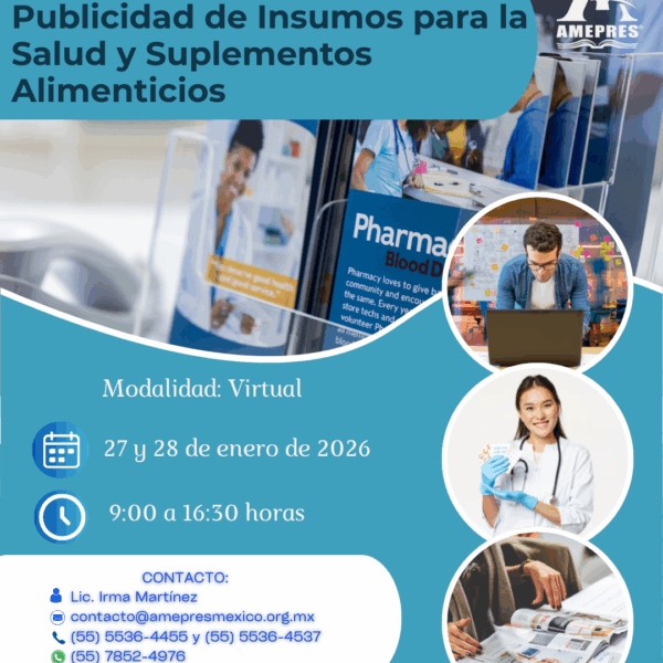 Publicidad de Insumos para la Salud y Suplementos Alimenticios