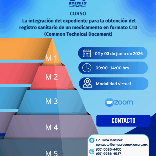 La integración del expediente para la obtención del registro sanitario de un medicamento en formato CTD (Common Technical Document)