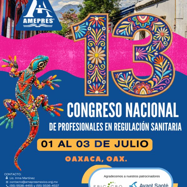 13 Congreso Nacional de Profesionales en Regulación Sanitaria