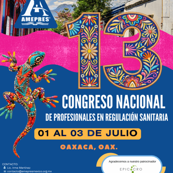 13 Congreso Nacional de Profesionales en Regulación Sanitaria